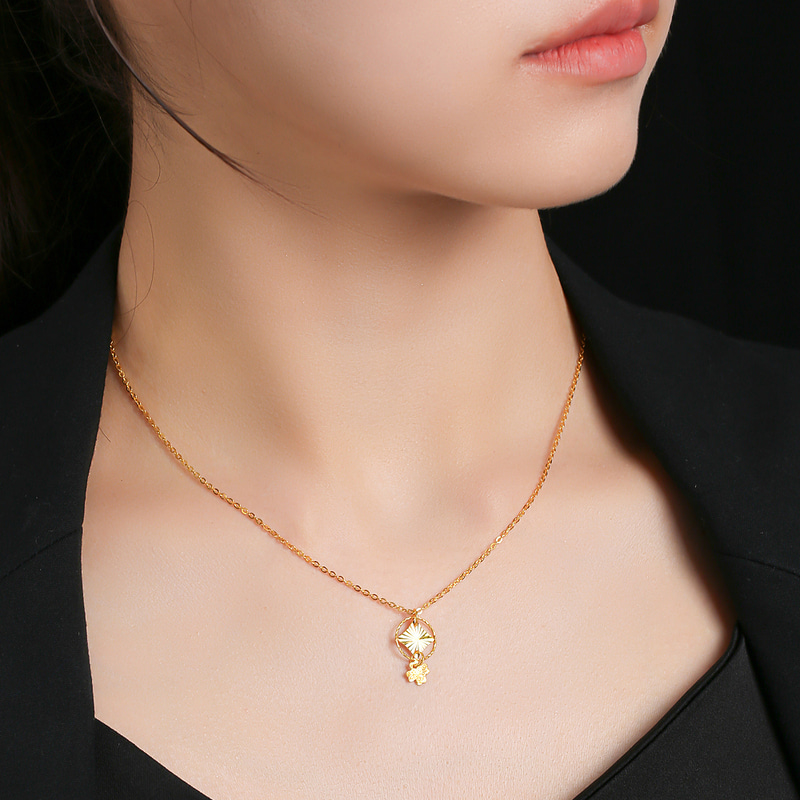 순금 샤이닝 스타 목걸이 3.75g